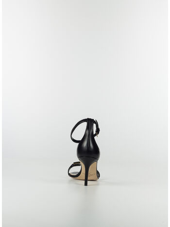 SCARPA SANDALO TACCO SOTTILE, 110 NERO, small