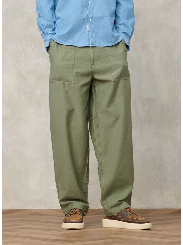 PANTALONE HANOVER DYED, 694 VERDE OLIVASTRO, large