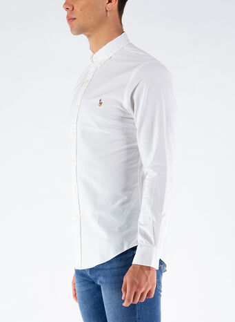 CAMICIA OXFORD, WHITE, small