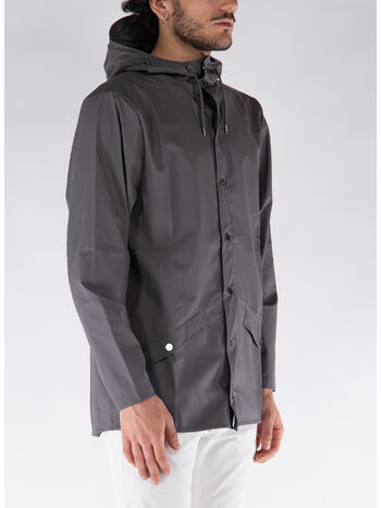 GIACCA IMPERMEABILE CON CAPPUCCIO UNISEX, 13 GREY 13GREY, small