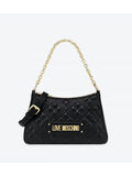 BORSA CON CATENA, 000 NERO, thumb