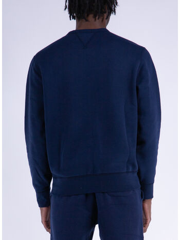 FELPA GIROCOLLO CON LOGO RICAMATO, CRUISE NAVY, small