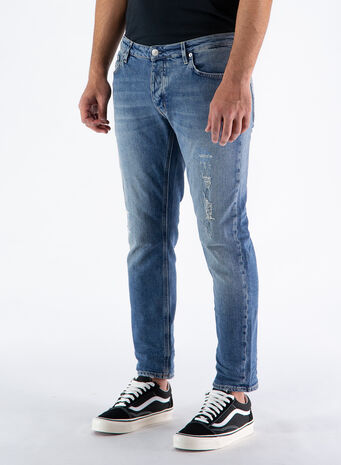 JEANS CLEVELAND CROP COMFORT, INDIGO2, small