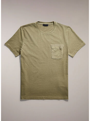 T-SHIRT JERSEY FROSTED EMBROID POCKET, V419 ASSENZIO, small