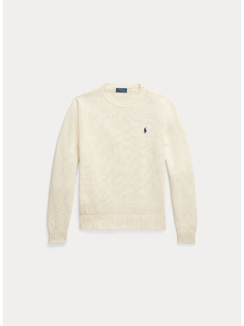 MAGLIONE MANICHE LUNGHE, ANDOVER CREAM, small