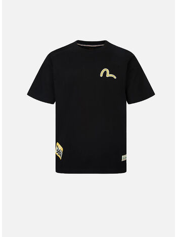 T-SHIRT GRAFFITI DARUMA PRINTED SS TEE, BLACK BLACK, small