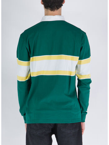 POLO CON MANICHE LUNGHE, DGN DARK GREEN, small