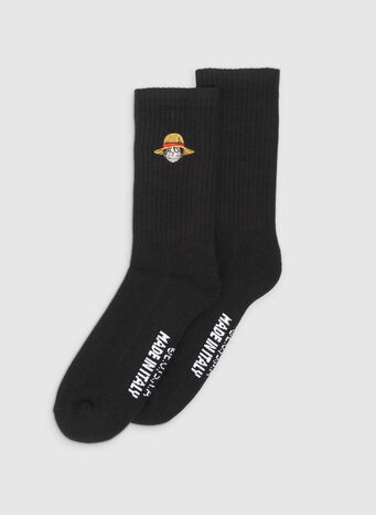 CALZINI ONE PIECE LUFFY, 02BLACK, small