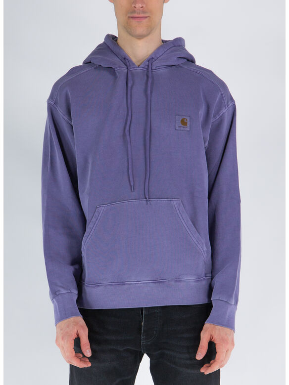 FELPA NELSON CON CAPPUCCIO, 1D3GD ARRENGA GARMENT DYED, medium