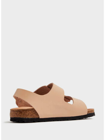 CIABATTA MILANO BIG BUCKLE SHINE, NEW BEIGE, small