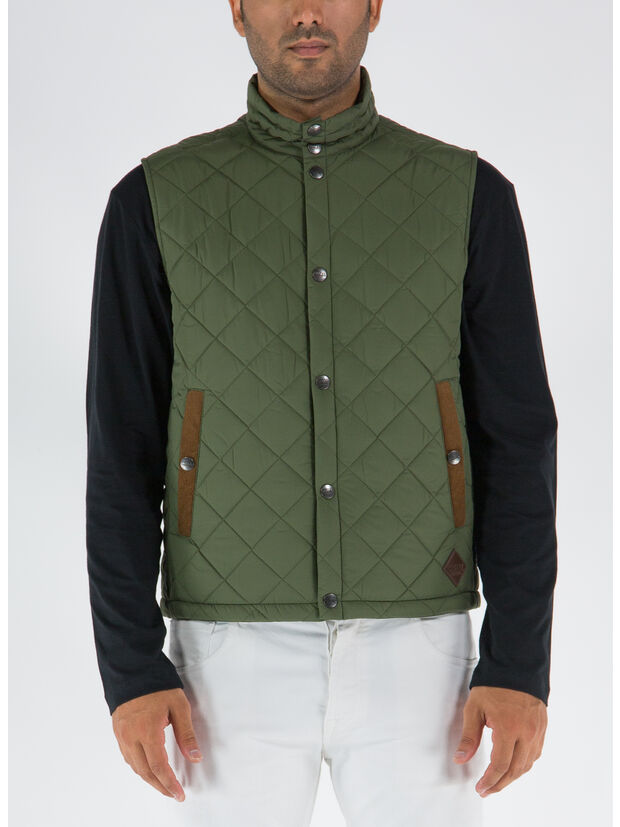 GILET IMBOTTITO PHILIPPE, C382 CALLISTE RGREEN, large