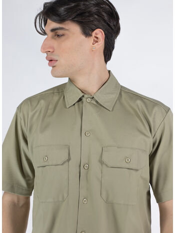 CAMICIA WORK SHIRT, KHK1 KHAKI, small