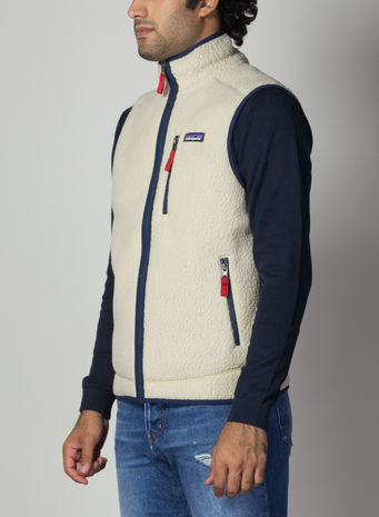 SMANICATO RETRO PILE VEST, ELKH, small