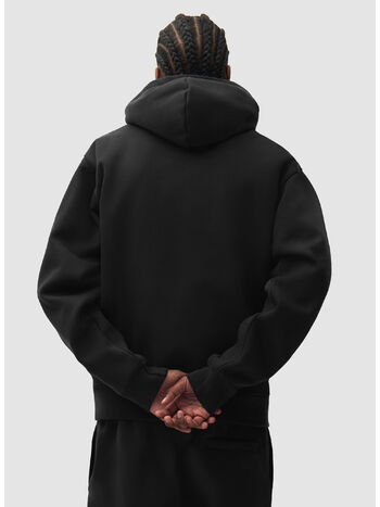 FELPA HEART HOODIE, 1 BLACK, small