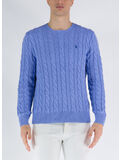 MAGLIONE A TRECCIA, LAFAYETTE BLUE, thumb