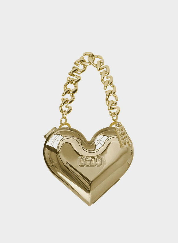 GCDS BORSA CUORE CROMATICA Giallo Donna | Selecteur