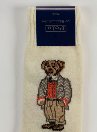 CALZINI POLO BEAR, CREAMBEAR, small