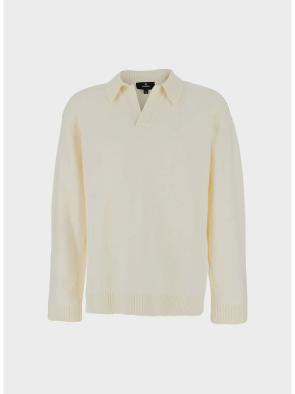 POLO IN MAGLIA, 27 AGED WHITE, medium