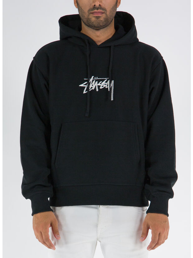 FELPA BASIC APPLIQUE, BLAC BLACK, large
