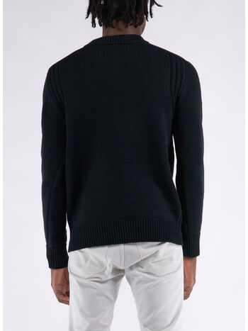 MAGLIONE GIROCOLLO, 000 BLACK, small