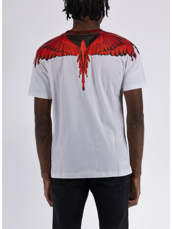 T-SHIRT ICON WINGS REGULAR, 0125 WHITE RED, small