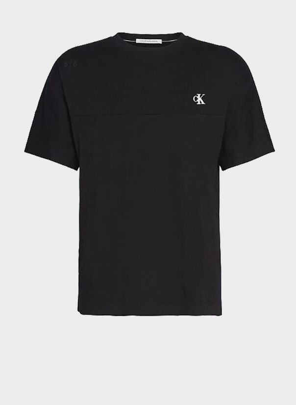 CALVIN KLEIN T-SHIRT ORGANIC COTTON BACK LOGO Black | Selecteur