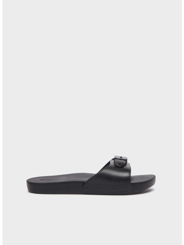 CIABATTA MULES PESCURA FLAT AQUA, BLACK, large