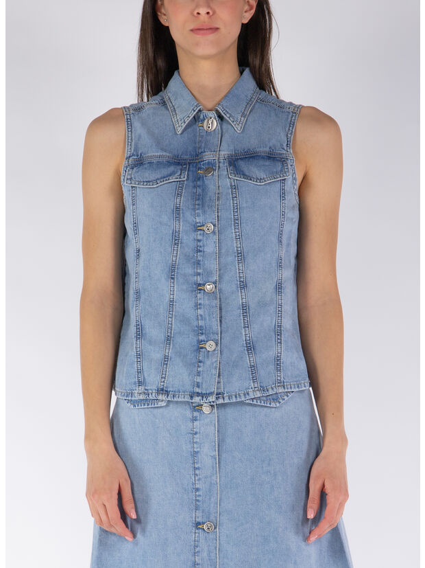 CAMICIA DENIM CHAMBRAY, A1294, large