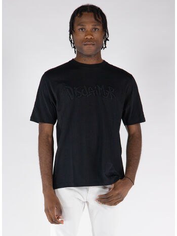 T-SHIRT CON RICAMO, NERO, small