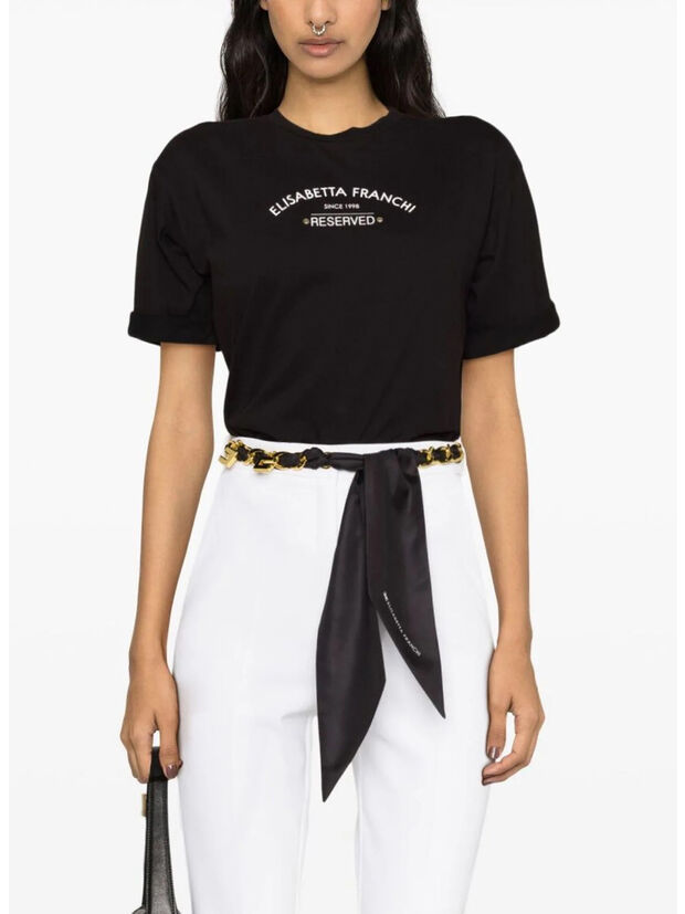 T-SHIRT CON STAMPA LOGO, 110, large