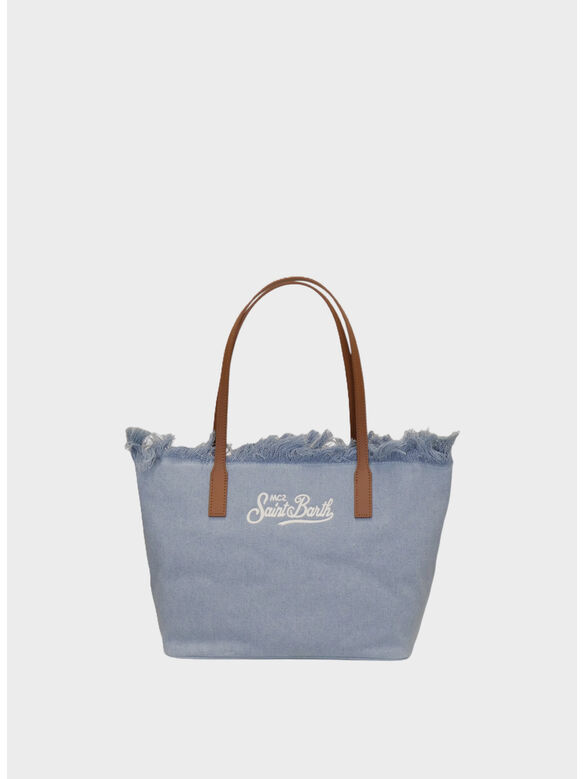 BORSA CITY FRINGES, 01759L DENIM LIGHT EMB, medium