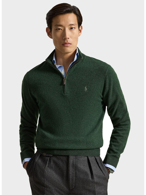 MAGLIONE 1/2 ZIP, LODGEPOLE PINE HEATHER, medium