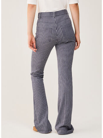 PANTALONE IN JERSEY, 003 GESSATO BLU, small