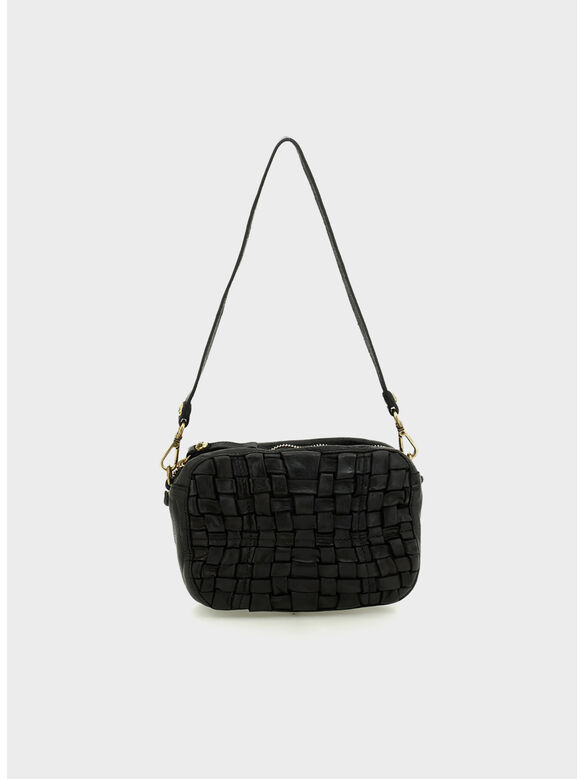 BORSA ELENA BAULETTO MINI, C0001 NERO, medium