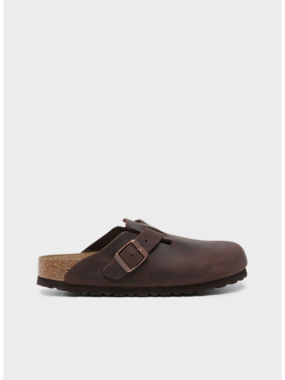 CIABATTA BOSTON OILED LEATHER UNISEX, HABANA, medium