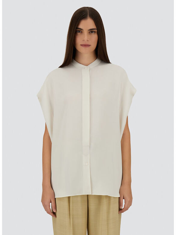 BLUSA MANICA CORTA, 1100 BIANCO, medium