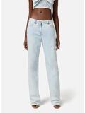 JEANS A PALAZZO CON DETTAGLI LOGO, 192 LIGHT BLUE, thumb
