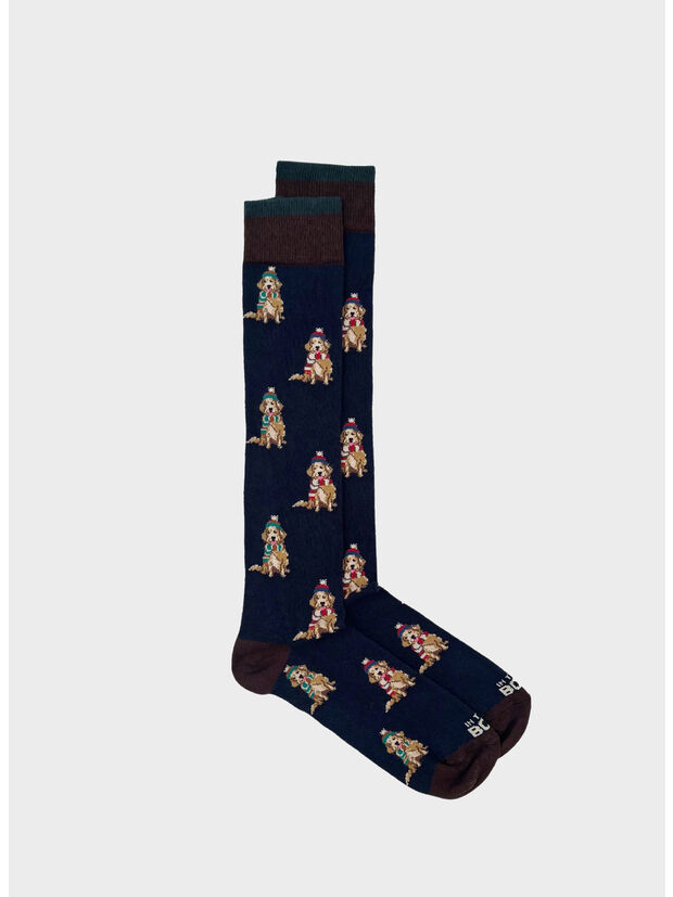CALZA DOG GOLDEN UNISEX, 0004 BLU, large