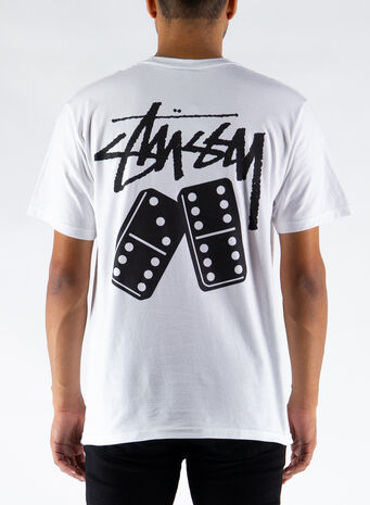 T-SHIRT DOMINOES, WHITE, small
