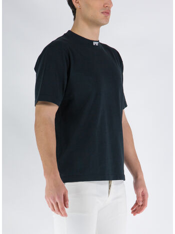 T-SHIRT HPNY EMB, 1001 BLACK WHITE, small