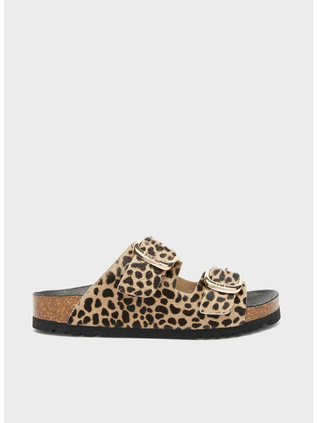 SANDALO SABOT NOELLE, LEOPARD, large