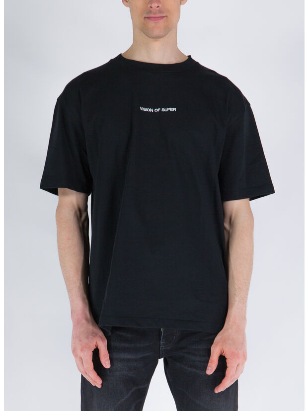 T-SHIRT CON STAMPA POSTERIORE, BLACK, large