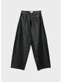 PANTALONE IN PELLE BETHANY, C0100 BLACK, thumb