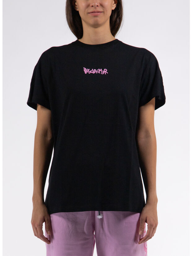 T-SHIRT GRAFFITI, NERO-ST.ROSA, large