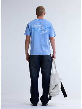 T-SHIRT WELCOME TO PALMBEACH, BLUE, small