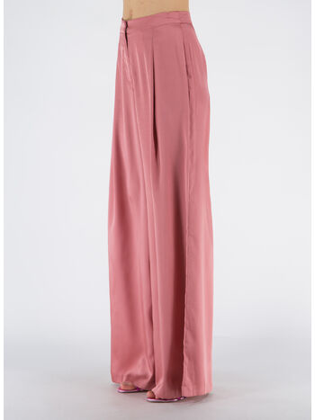 PANTALONE SATIN WIDE LEG, 669DUSTYROSE, small