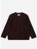 CARDIGAN IN LANA, BROWN, thumb