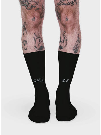 CALZINO CALL ME, BLACK, small