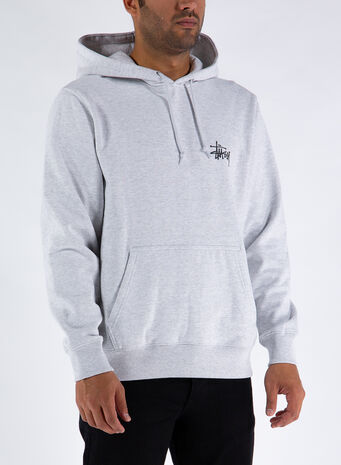 FELPA BASIC STUSSY, ASHHEATHER, small