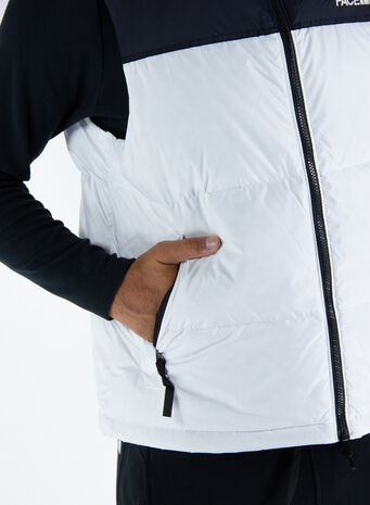 GILET IN PIUMINO RETRO NUPTSE VEST, FN4TNFWHITE, small